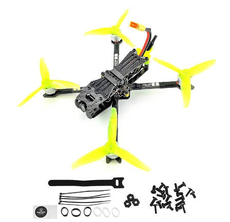 FPV квадрокоптер для навчання DarwinFPV Baby Ape/Pro V2 142mm 3" 2-3S Racing RC Drone PNP 1104 4300KV PNP, фото 2