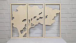 Панно модульне Дерево життя Трафарет фанера Дерев'яний трафарет Заготовка для стабілізованого моху