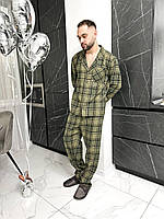 Стильна чоловіча піжама. Костюм для дому фланель. Домашній одяг для чоловіків., фото 6