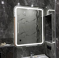 Зеркало с диодной подсветкой в ванную комнату 600х800 мм