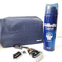 Gillette Набір Станок для гоління Fusion PROSHIELD 2 касети/Гель для гоління 200 мл
