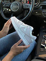 Жіночі кросівки Nike SB Dunk Low Retro White Easy Pink Кеди Найк СБ Данк білі низькі шкіра демісезон, фото 6