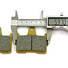 Гальмівні колодки задні мотоцикли Suzuki GSXR600 GSXR750 GSXR1000 K4 K5 K6, фото 2