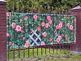 Фотосітка, фотозабор, сітка для декору