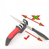 Ручна точила для ножа 3 в 1 3 stage knife sharpener, фото 3