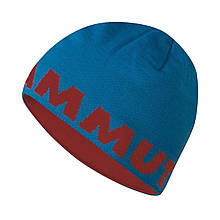 Шапка Mammut Logo Beanie синий