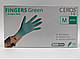 Рукавиці нітрилові CEROS FINGERS GREEN, XS,S,M 100 ШТ., фото 5