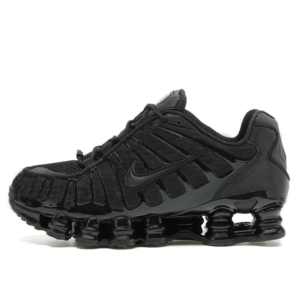 Чоловічі / жіночі кросівки Nike Shox TL Black Red, чорні кросівки найк шокс тл, фото 1