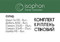 Стіновий комплект кріплень для панелей Isophon Panel Standart