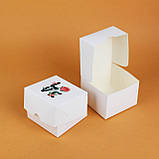 Коробочка з любов’ю подарункова 110*110*80 мм Маленька Коробка для біжутерії косметики, фото 2