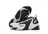 Nike Zoom 2K Black White Кроссовки мужские белые с черным Найк Зум 2К Женские кроссовки черно-белые весна