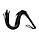 Аксесуар для рольових ігор БДСМ — плетіння/флоггер з екошкіри, Чорна, фото 2