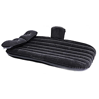 Надувной матрас-диван универсальный в автомобиль 135*82*45 см с насосом, Автокровать для путешествий hop
