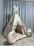 Вігвам для дітей Північна Сова БОНБОН Повний комплект, вігвам дитячий, вігвам для хлопчика, дитячий вігвам, вігвам для дівчинки, фото 4