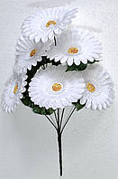 Ромашка искусственная 6 бутонов,диаметр цветка 16 см, высота 57 см (Ром-15-38) уп/20шт