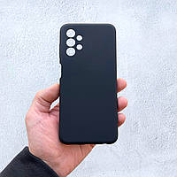 Чехол на Samsung Galaxy A13 4G Silicone Case черный силиконовый / для Самсунг Гелекси А13
