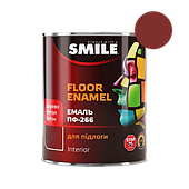 Емаль Smile ПФ-266 червоно-коричнева 0,9 кг