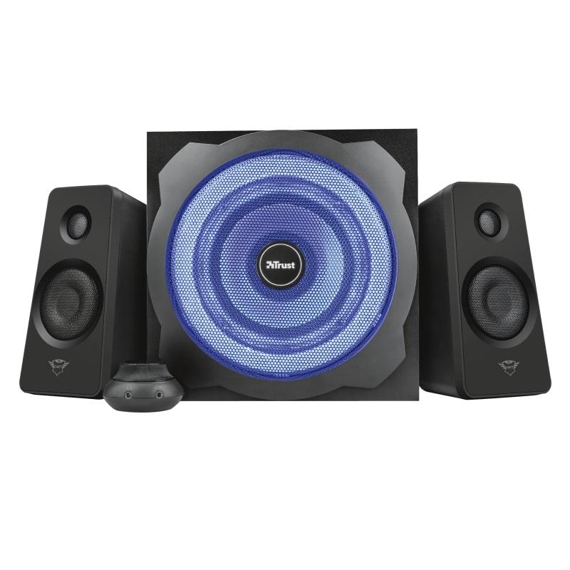 Trust Акустична система (Колонки) 2.1 GXT 628 Tytan Illuminated Speaker Set Black
