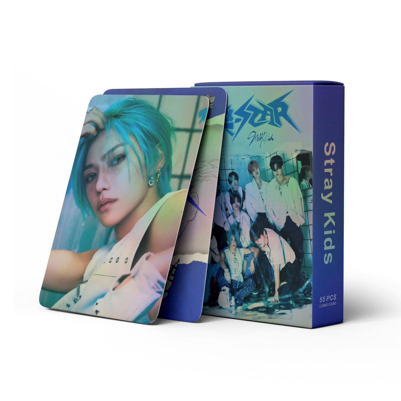 Ломо карти • Stray Kids • Rock Star • 55 шт • №1 (голографические)