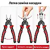 Багатофункціональний набір швидкозмінних інструментів 5 в 1 (плоскогубці, зачищення ізоляції, щипці обтискні), фото 8