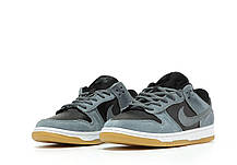 Кросівки Nike SB Dunk Low Grey Black / Найк СБ Данк Низькі Сірі з Чорним, фото 5