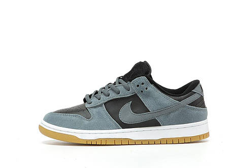 Кросівки Nike SB Dunk Low Grey Black / Найк СБ Данк Низькі Сірі з Чорним, фото 1