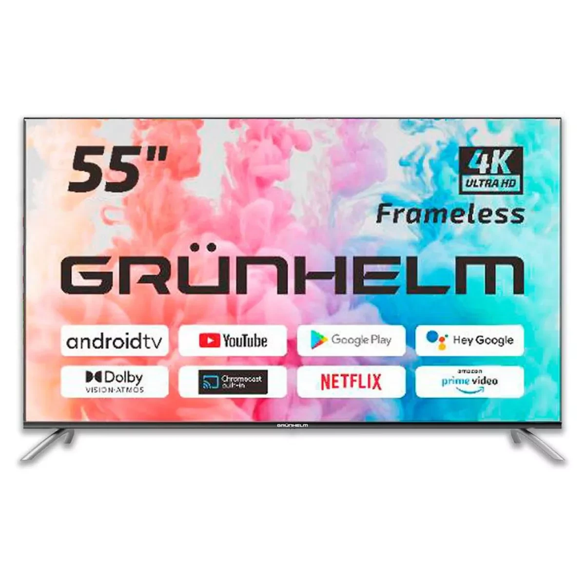 Телевізор Grunhelm 55U700-GA11V 55" Телевізор з великою діагоналлю Телевізор для вітальні