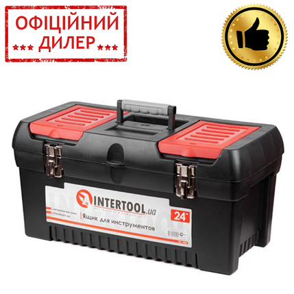 Ящик для інструментів пластиковий INTERTOOL BX-1024, фото 2