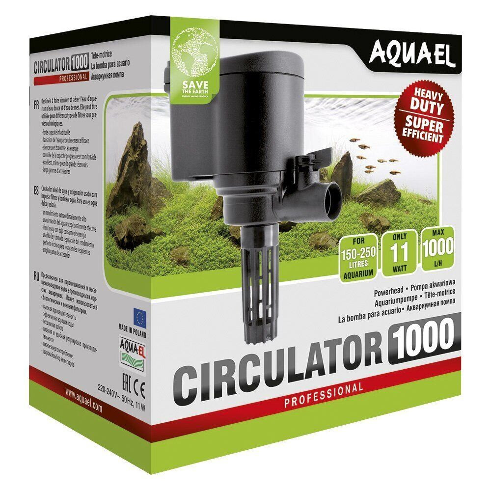 Фильтр Aquael внутренний для аквариума Circulator насос 1000 л/ч на 150-250 л. - фото 1 - id-p2077934818