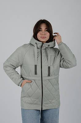 Жіноча весняна куртка фісташка Aziks м-203