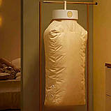 Автоматична сушарка для одягу із чохлом вертикальна електросушарка для білизни з гарячим повітрям, фото 7