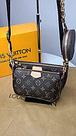 Сумка женская Louis Vuitton, Луи витон 3в1, Стильная коричневая сумочка, Сумки lv женские, Красивые сумочки