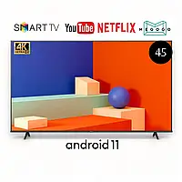 Телевизор LG 45 дюймов UHD Smart TV Android 11 Wi-Fi LED 4К Смарт ТВ