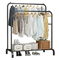Напольная вешалка стойка для хранения одежды двойная 150х110х54 см Double floor Hanger Jw