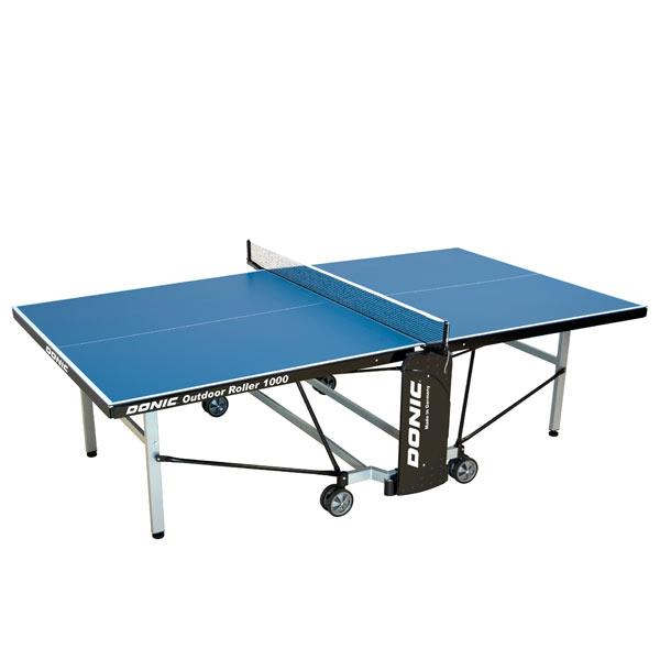 Теннисный стол всепогодный Donic Outdoor Roller 1000 Синий для дома и спортзала лучшая цена с быстрой - фото 1 - id-p2077947459