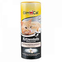 Витамины GimCat Katzentabs для кошек, таблетки с маскарпоне и биотином, 425 г