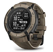 Смарт-годинник Garmin Instinct 2X Solar Tactical Coyote Tan (010-02805-64) DS