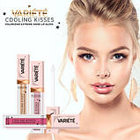 Блиск для губ Eveline Cosmetics Variate Cooling Kisses з охолоджувальним ефектом, No01 Ice Mint, 6.8 мл, фото 7