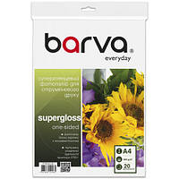 Фотобумага суперглянца А4 Barva, 260 г/м2, 20 л Everyday (IP-RE260-391)