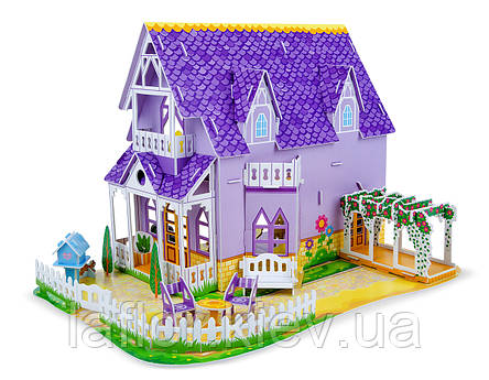 3Д-пазл Фіолетовий Будиночок Melissa&Doug, фото 2