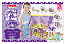 3Д-пазл Фіолетовий Будиночок Melissa&Doug, фото 3