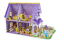 3Д-пазл Фіолетовий Будиночок Melissa&Doug, фото 3