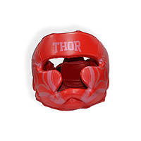 Шлем для бокса кожаный S THOR COBRA 727 красный для дома и спортзала лучшая цена с быстрой доставкой по