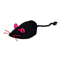 Игрушка Мышка с погремушкой для кошек Trixie 5 см плюш