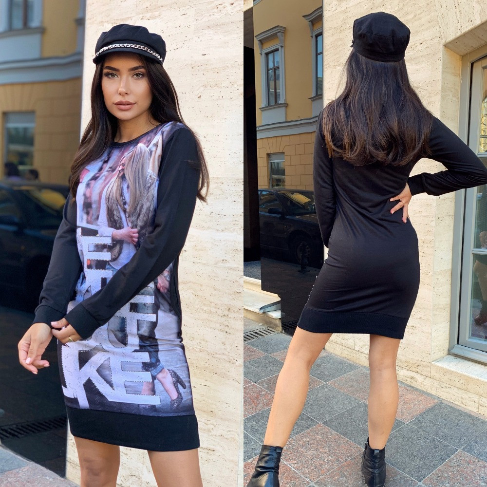 Плаття-туніка з кишенями