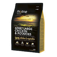 Сухий корм Profine Adult Large для дорослих собак великих порід, з куркою та картоплею, 3 кг