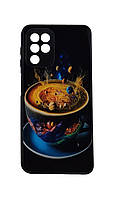 Чехол Glass Case для Samsung M22 / M225 бампер black mug