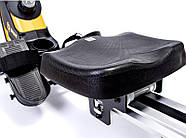 Гребний тренажер Besport BS-6032R SWIMMER магнітний чорно-жовтий, фото 8