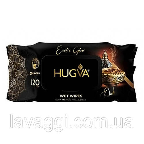 Вологі серветки HUGVA EXOTIC GLOW OLD 120 шт