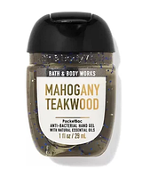 Антисептик для рук Гель, Санитайзер Bath & Body Works Pocketbac (Mahogany Teakwood), 29 мл